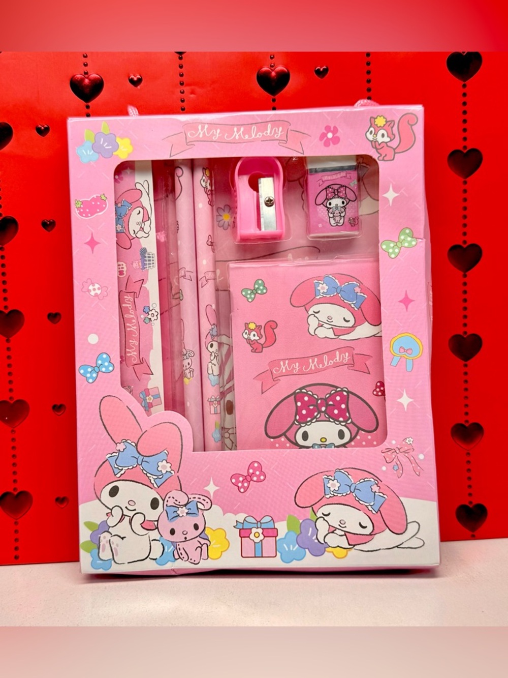 My Melody Pink Stationery Gift Set